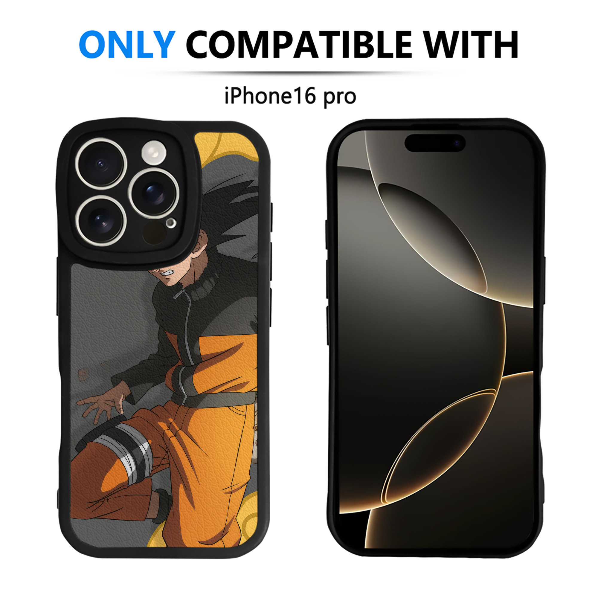 （画像用） ドラゴンボール DRAGON BALL 【iPhone 16シリーズ対応】シリコンスマホケース（レザー調） 材質：シリコン